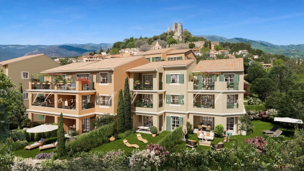à vendre appartement Grimaud - A vendre : Appartement neuf avec 3 chambres dans nouvelle résidence à Grimaud village
