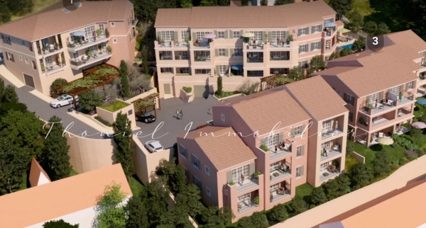 à vendre appartement Grimaud - A vendre : Appartement neuf avec 3 chambres dans nouvelle résidence à Grimaud village
