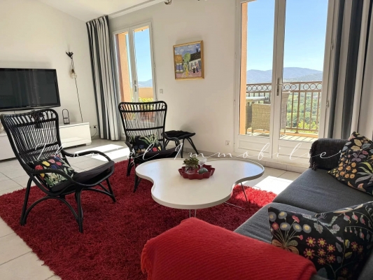 For sale apartment Grimaud - For sale : Flat with terraces and panoramic view in Grimaud