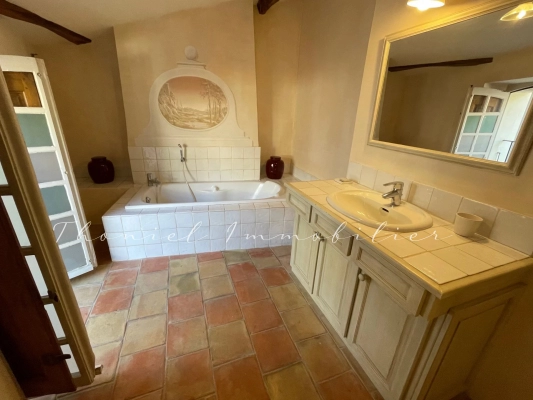 For sale village house Grimaud - Beautiful bastide with garden and pond for sale in Grimaud