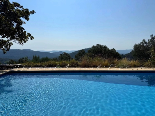 à vendre maison, villa La Garde-Freinet - Exclusivité : Charmante maison de campagne avec vue mer panoramique