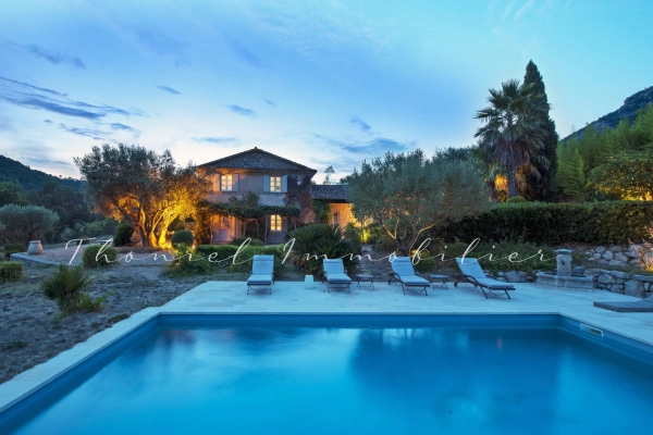 Vente maison, villa Grimaud - Bastide de charme à vendre dans la campagne de Grimaud