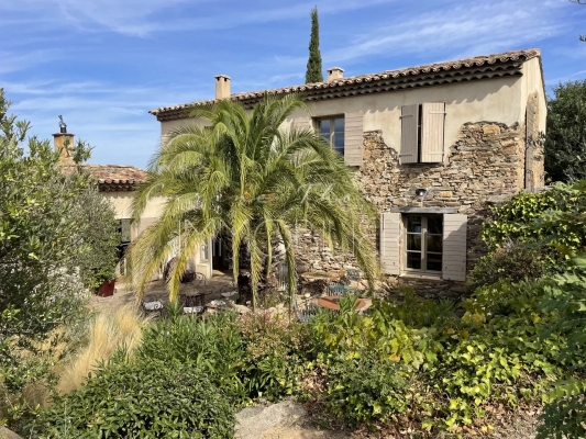 For sale house, villa La Garde-Freinet - Stone country house and annex with breathtaking views