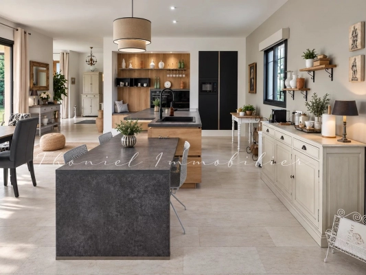 à vendre maison, villa Grimaud - Villa récente de plain-pied à vendre, à 5 minutes du village de Grimaud